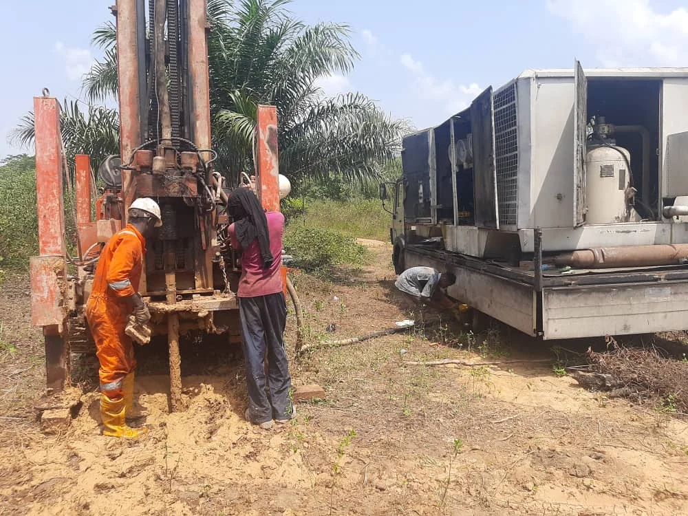Field team supporting drilling and well operations