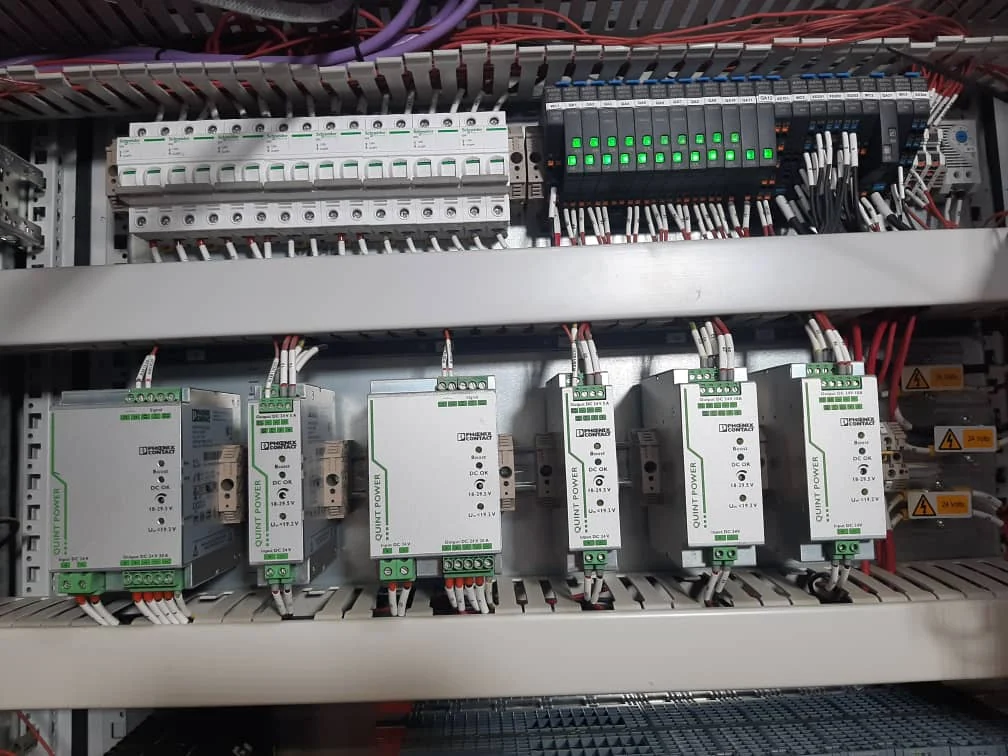Industrial electrical control and instrumentation panel