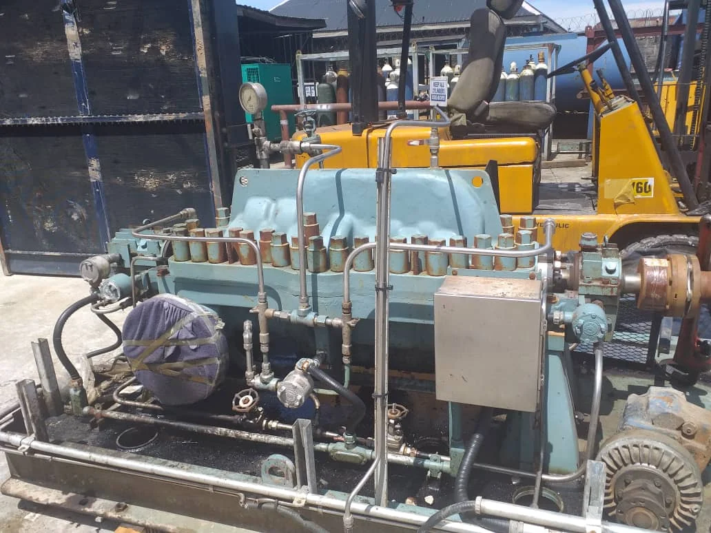 High-pressure pumping equipment prepared for field operations